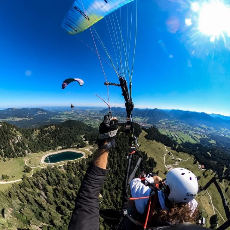 Tandem Paragliding Brauneck - Gleitschirmfliegen